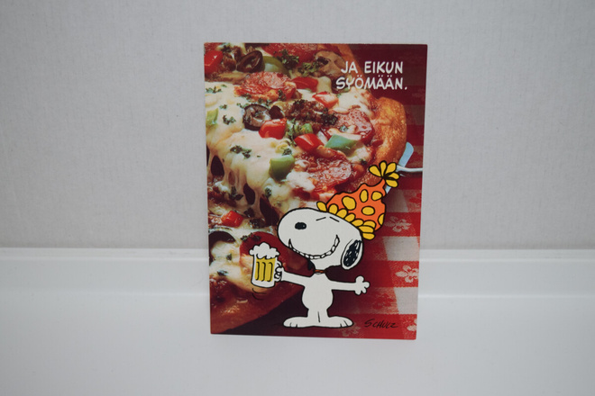 postikortti (D)  tenavat ressu ja pizza