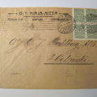 VANHA Firmakuori Kirja Aitta Oy Viipuri 1914 - pikkukuva 1