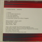 Marble Frame • Heroine PROMO CDr-EP - pikkukuva 2