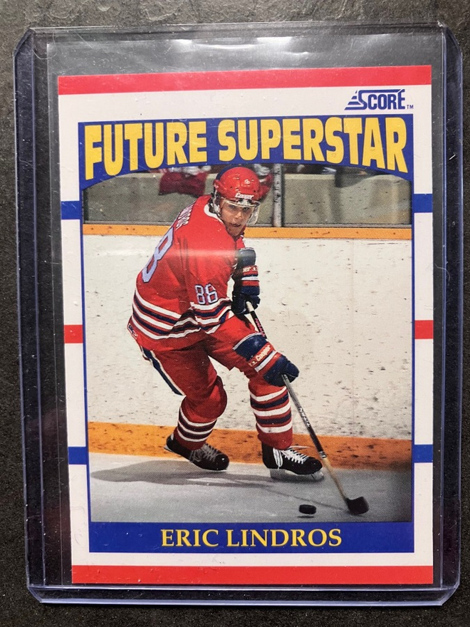 ERIC LINDROS 1990/91 Score US Future Superstar #440 RC
