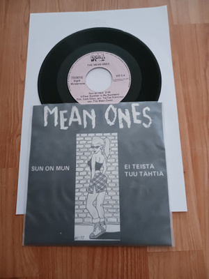 Mean Ones – Sun On Mun 7" ps orig 1979 Punk uusi mint!!!