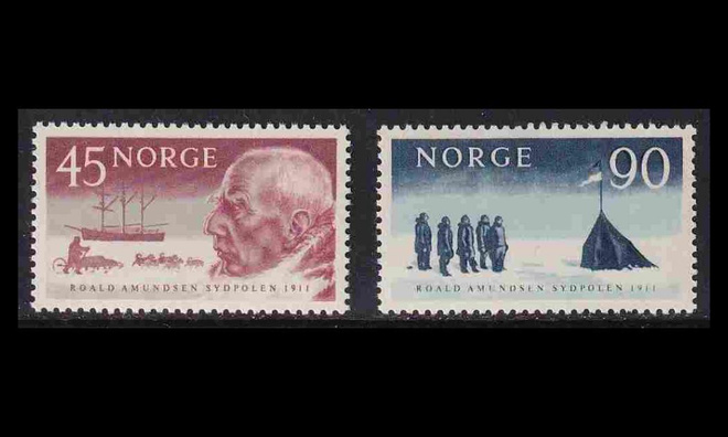 Norja 462-3 ** Roald Amundsen (1961)