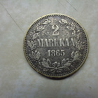Suomi 2 markkaa 1865 - hopeaa - pikkukuva 1