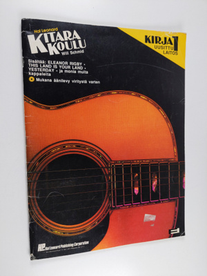 Will Schmid : Hal Leonard kitarakoulu 1 (levy mukana)