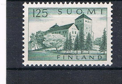 1961  M54 125mk Turun linna  ++