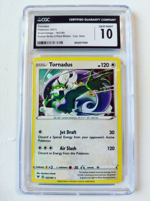 Tornadus Vivid Voltage 142/185 CGC 10