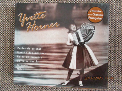 YVETTE HORNER (CD) L'HISTOIRA DE LA CHANSON FRANCAISE