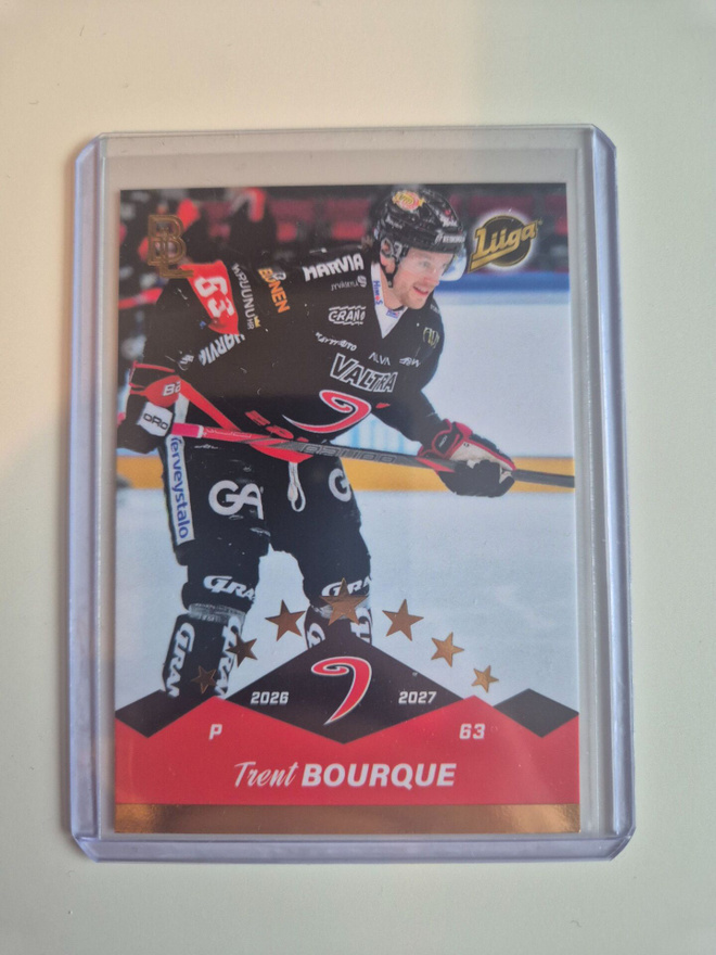 Trent Bourque - Base Gold /100 (Blueline 2026-27)