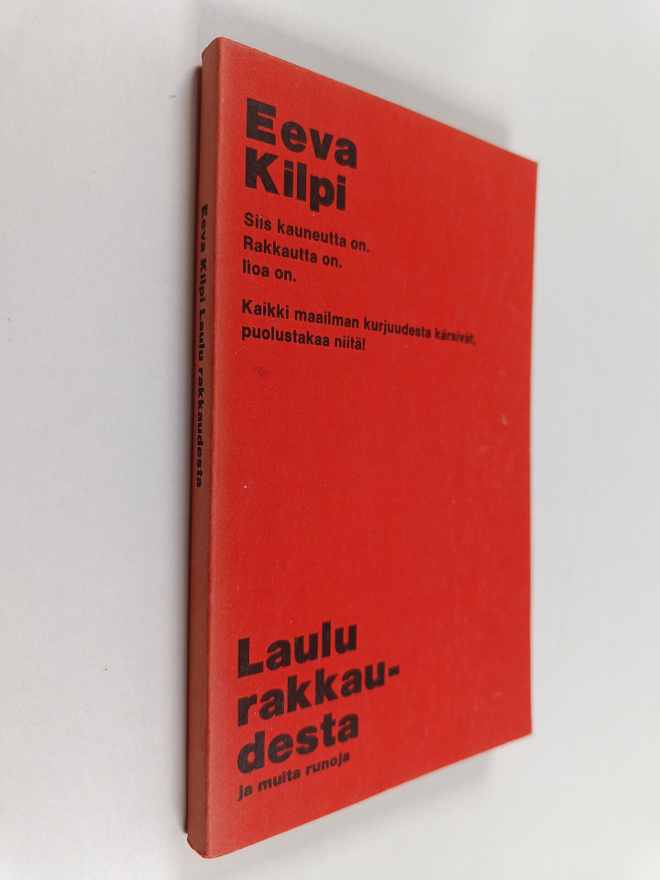 Eeva Kilpi : Laulu rakkaudesta ja muita runoja