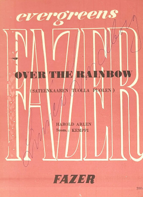 Over the Rainbow (Sateenkaaren tuolla puolen)