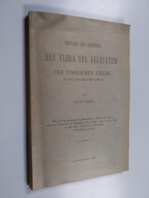 Väinö Borg : Beiträge zur Kenntnis der Flora und Vegetati...