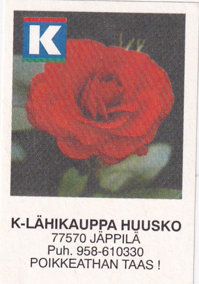 Jäppilä. K-Lähikauppa Huusko  ,1/13