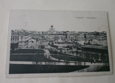 Helsinki, Eteläsatama, tavaravaunuja, liikennettä, p. 1910