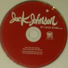 Jack Johnson • If I Had Eyes PROMO CD-Single - pikkukuva 3