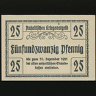 Saksa Notgeld 25 Pfennig, Dessau 20.8.1918 - pikkukuva 2