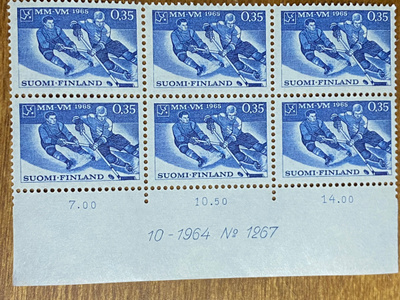 JÄÄKIEKON MM-KISAT 1965 NUMERO KUUSILO**