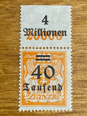 SAKSA DANZIG 1923 MERKKI**