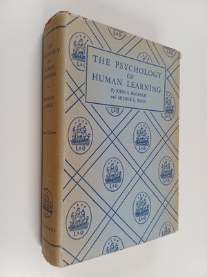 John A. McGeoch : The psychology of human learning