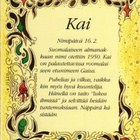 kortti ** Etunimi Kai Virve - eril. helmi-huhtikuu - pikkukuva 1