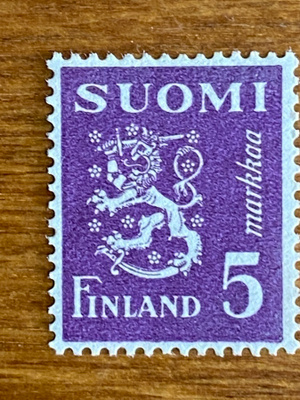 LEIJONAMALLI 1930 5MARKKAA**