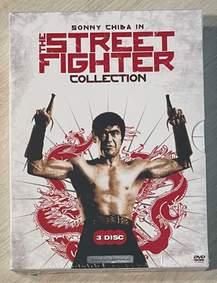 STREET FIGHTER -trilogia (3DVD) Sonny Chiba (UUSI)