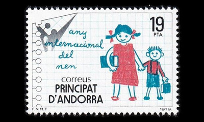 Andorra Sp 125 ** Kansainvälinen lapsen vuosi (1979)