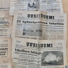 17xVANHA Sanomalehti Uusi Suomi Talvisota Tammi-Maalis 1940 - pikkukuva 5