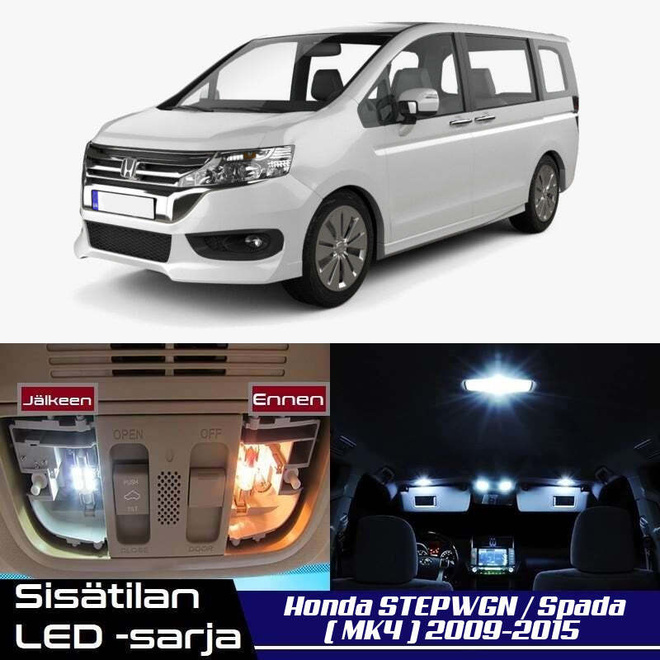 Honda STEPWGN (G4) Sisätilan LED-sarja 8-osainen