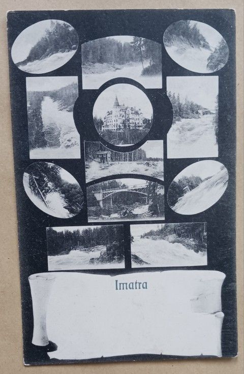 Imatra, monikuvapk (12 kpl), mv pk, k. k-k