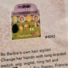 Vintage Barbie hiuslisäkkeet Fair Hair #4042 60-luvulta - pikkukuva 2