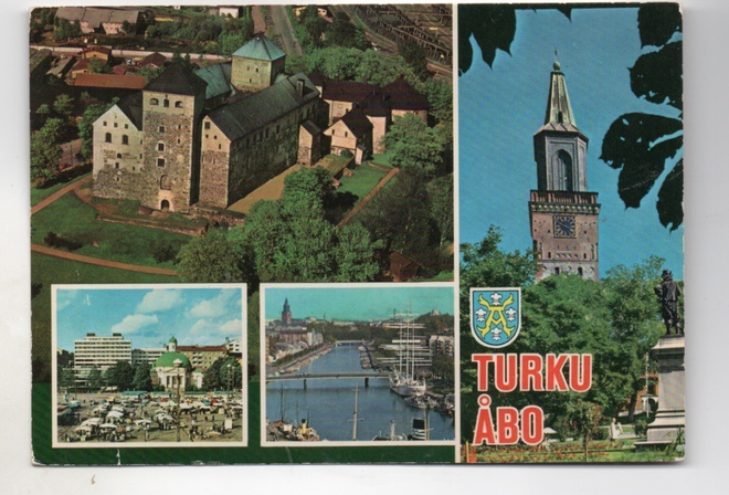 Turku: linna, kirkko, aurajoen silta ym