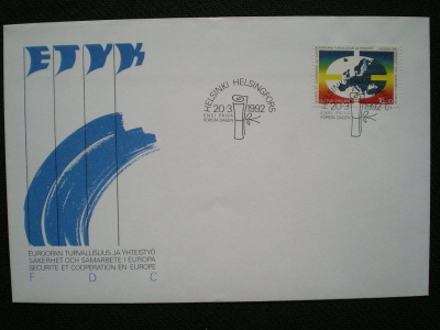 FDC ETYK 16,00 mk 20.03.1992 - LaPe 1161 KATSO!