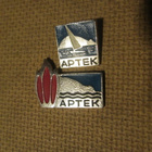 CCCP: kaksi vintage Artek-pioneerileiri -pinssiä - pikkukuva 1