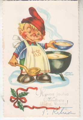 Arnold Tilgmann joulutonttu.