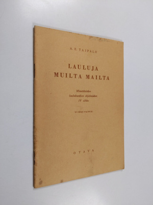 Lauluja muilta mailta