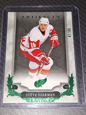 Steve Yzerman 2018-19 Artifacts Legends green Parallel /99