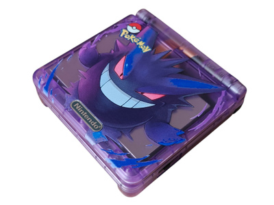 GBA - Game Boy Advance SP V5 IPS MOD - Gengar