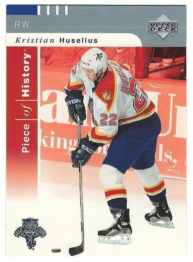 02-03 Upper Deck Piece Of History #42 Kristian Huselius