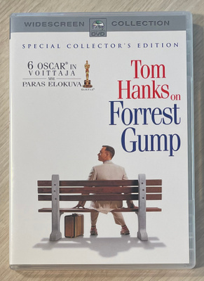 Forrest Gump (1994) Tom Hanks (2DVD) 6 Oscarin voittaja