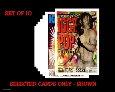 IGGY POP --  postikorttisetti  10kpl  (Upea Lahja !!) #1
