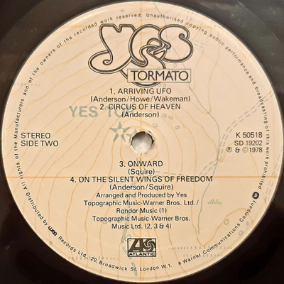Yes: Tormato, UK 1978 LP M-/EX