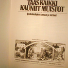 Taas kaikki kauniit muistot -Joululaulujen taustat *Sis.pk:t - pikkukuva 2