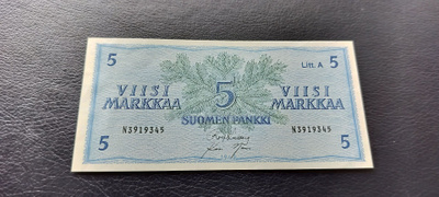 5 mk 1963 Litt.A, KUL-Nar, N-sarjaa