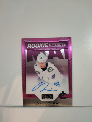2020-21 OPC Platinum RC AU Matte Pink #R-OJ Olli Juolevi