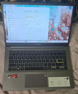 Asus vivobook s14, ryzen 5 4500U, 8Gb, 250Gb ssd, win11.