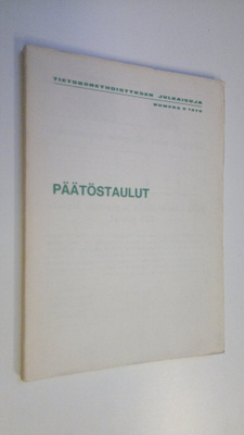 Päätöstaulut