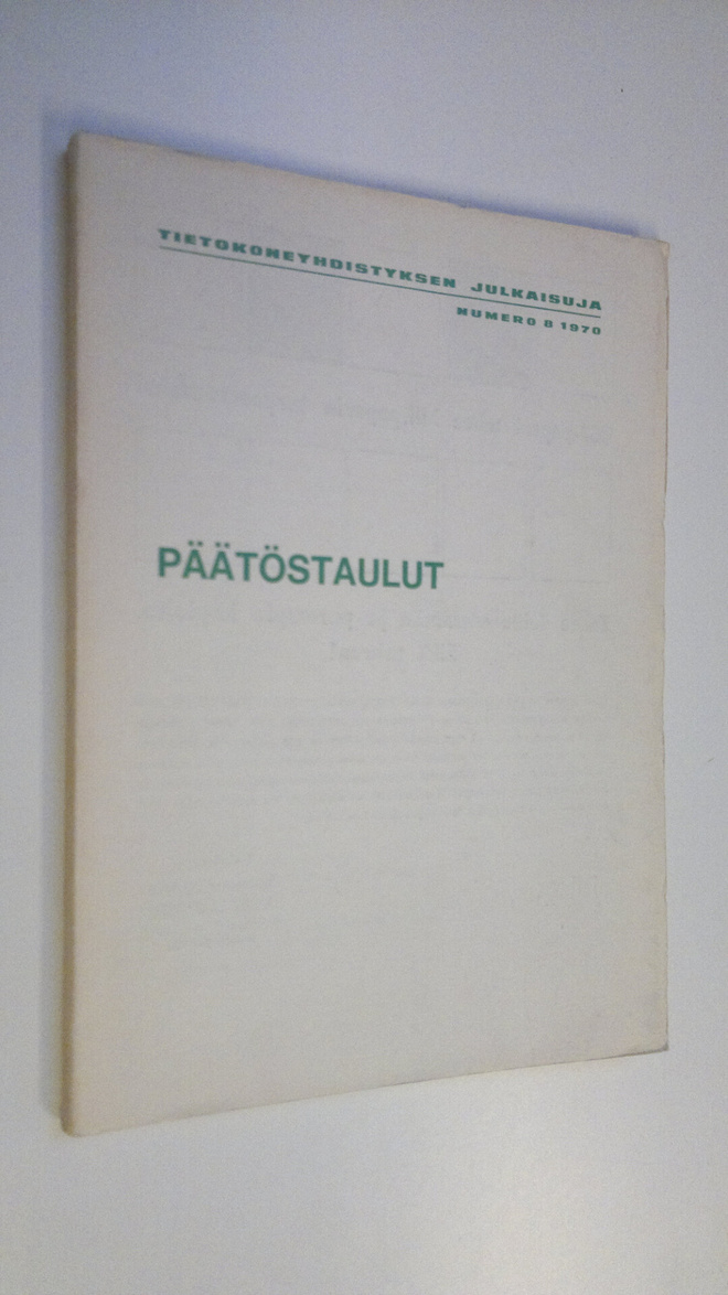 Päätöstaulut