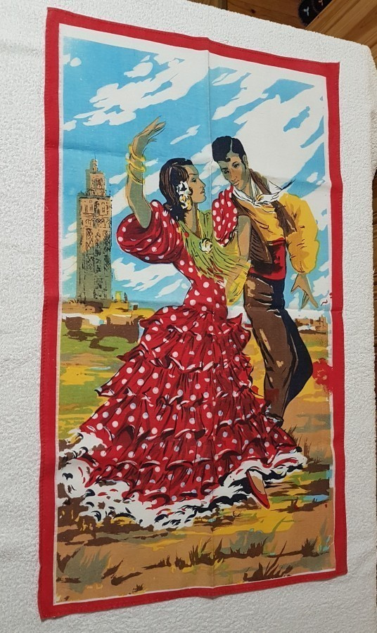 ESPANJA AIHE KEITTIÖPYYHE Vintage
