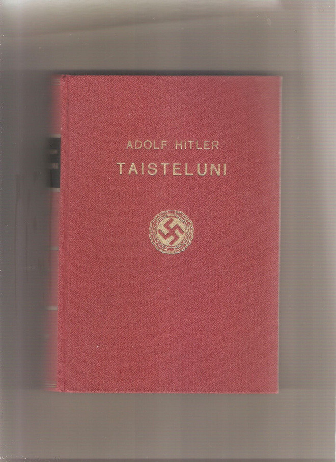 Hitler: Taisteluni 1 - 2, WSOY 1942, sid.,kangaskannet,K3++