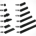 LEGO Technic: 141 x Musta palikka & levy - pikkukuva 1